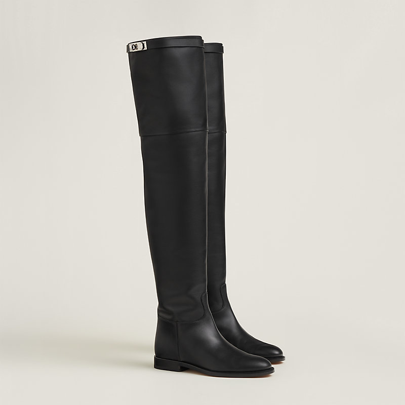 Hermes sales leather boots